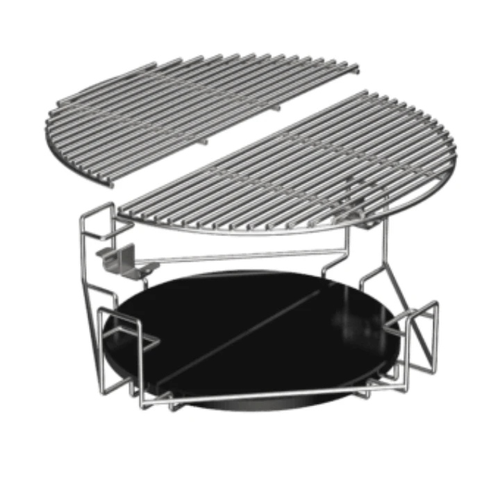 Gietijzeren Grill Combinatie Set Voor 57 Cm Kogel BBQ's 7 Gietijzeren Grill Combinatie Set Voor 57 Cm Kogel BBQ's - Afbeelding 7