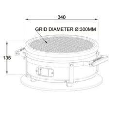 Yakiniku Ronde Shichirin Teppanyaki- & Hibachi Grill -Big Green Egg Winkel image 610